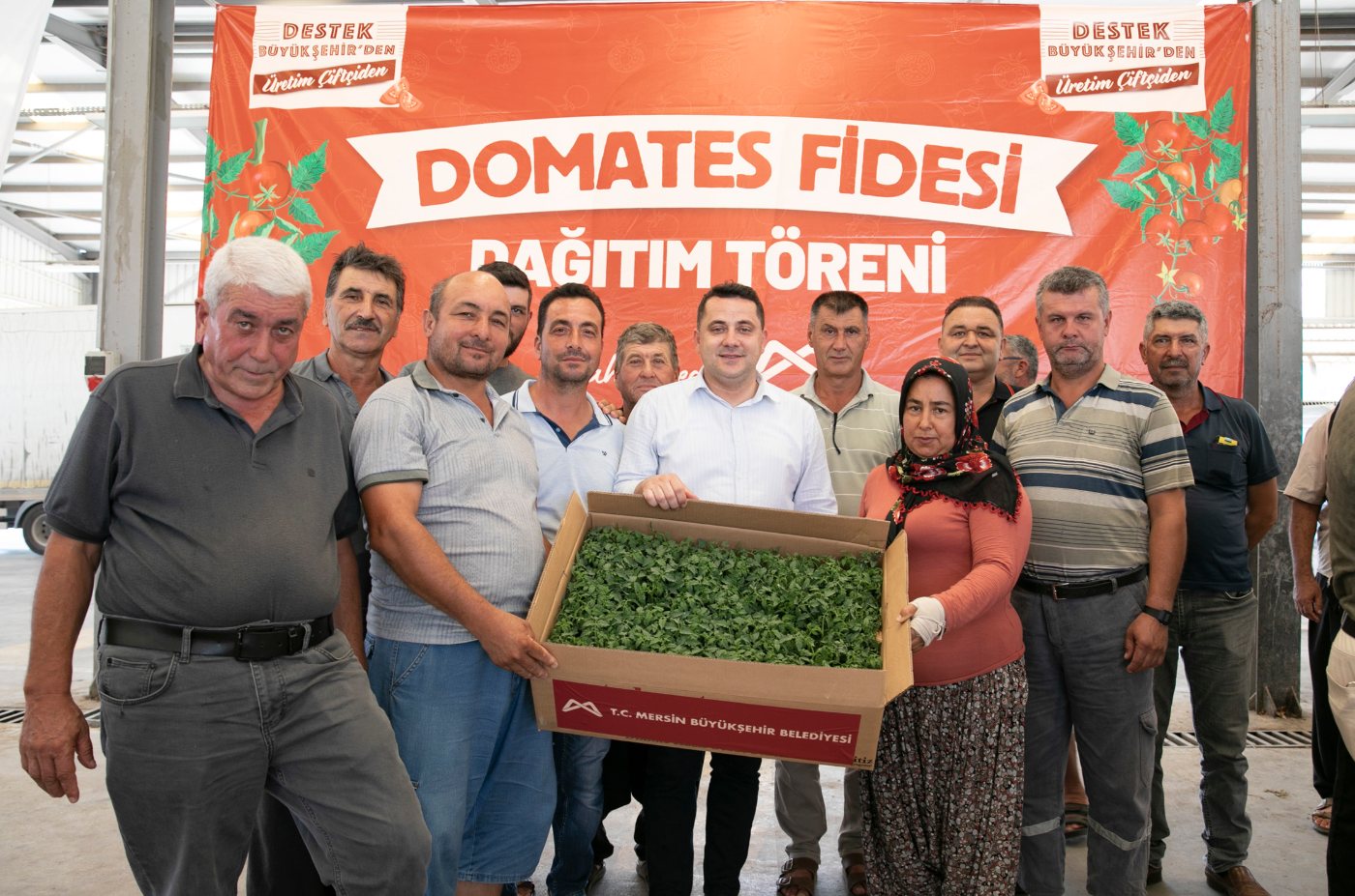 Üreticiye Domates Sesteği