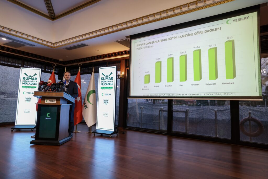 Kumar Bağımlılarına Yeşilay’dan Çağrı