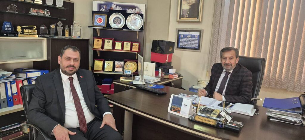 Saadet Partisi Mersin İl Başkanı Bilal Oğuz’dan Kanal 33 TV’ye Nezaket Ziyareti